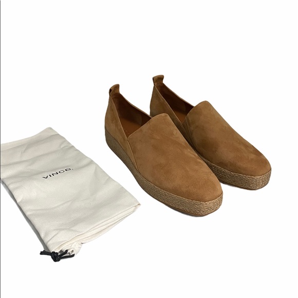 Vince Saxon 4 Suede Slip-On Espadrilles - Picture 2 of 5